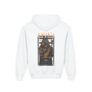 Bluza z kapturem Dziecięca z nadrukiem Anubis Warrior