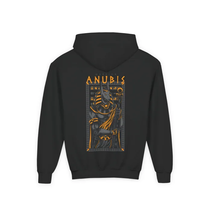 Bluza z kapturem Dziecięca z nadrukiem Anubis Warrior