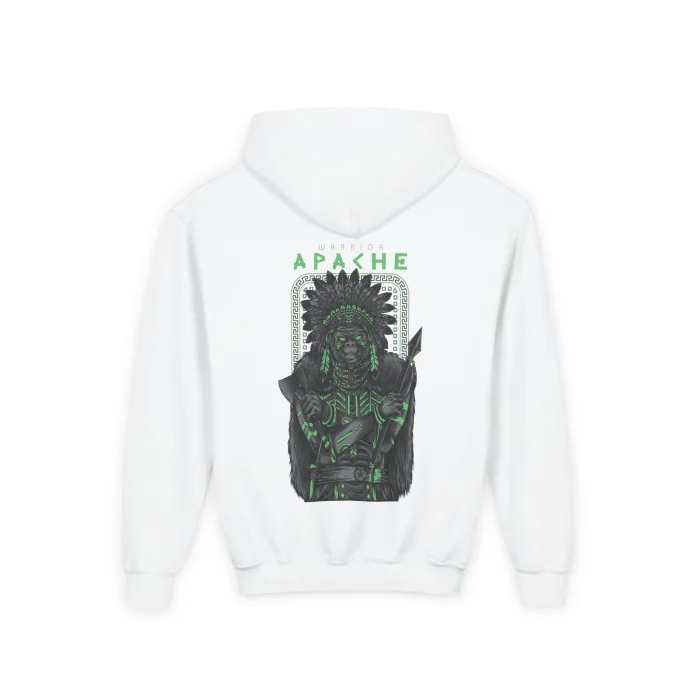 Bluza z kapturem Dziecięca z nadrukiem Apache Warrior