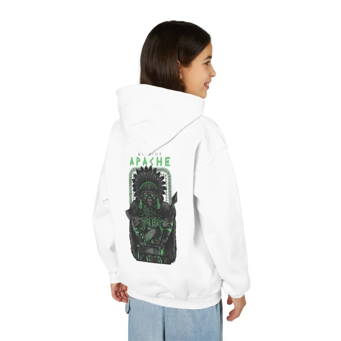 Bluza z kapturem Dziecięca z nadrukiem Apache Warrior