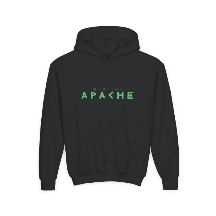 Bluza z kapturem Dziecięca z nadrukiem Apache Warrior