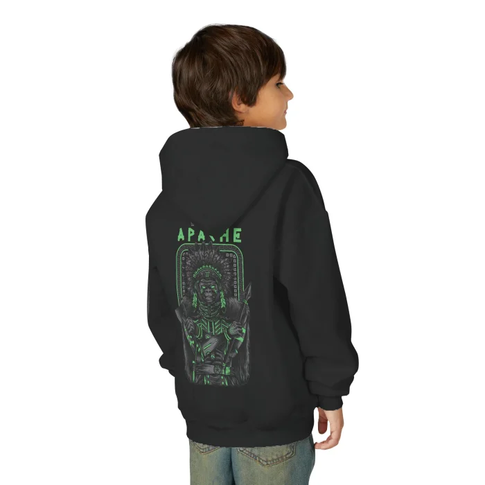 Bluza z kapturem Dziecięca z nadrukiem Apache Warrior