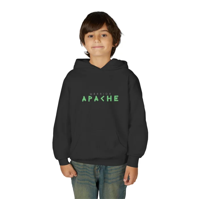 Bluza z kapturem Dziecięca z nadrukiem Apache Warrior