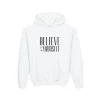 Bluza z kapturem Dziecięca z nadrukiem Believe in Yourself
