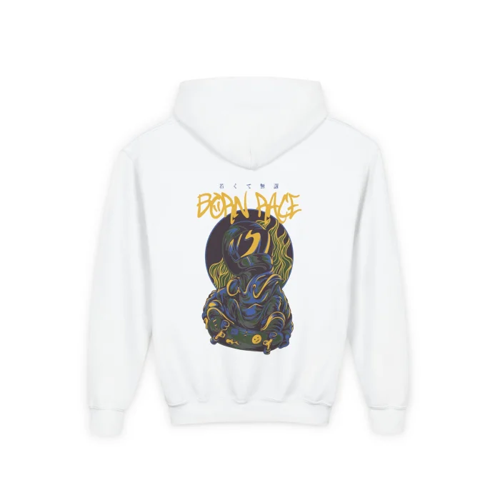 Bluza z kapturem Dziecięca z nadrukiem Born to Race