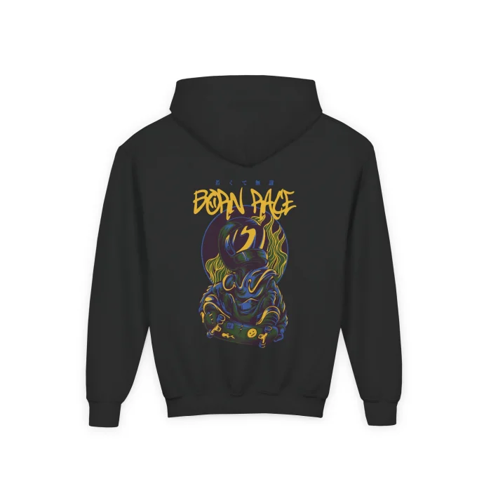 Bluza z kapturem Dziecięca z nadrukiem Born to Race