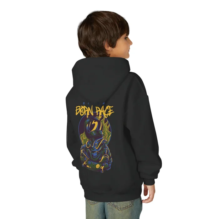 Bluza z kapturem Dziecięca z nadrukiem Born to Race
