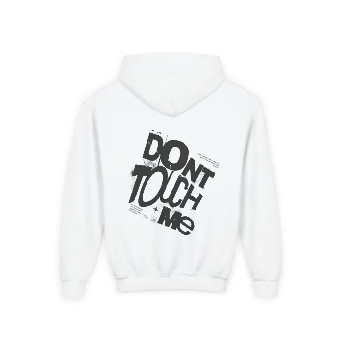 Bluza z kapturem Dziecięca z nadrukiem Don't Touch Me