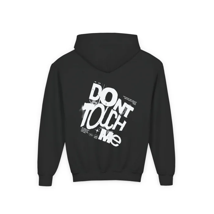 Bluza z kapturem Dziecięca z nadrukiem Don't Touch Me