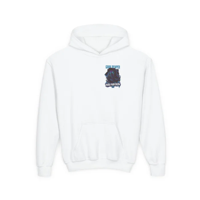 Bluza z kapturem Dziecięca z nadrukiem Grim Reaper