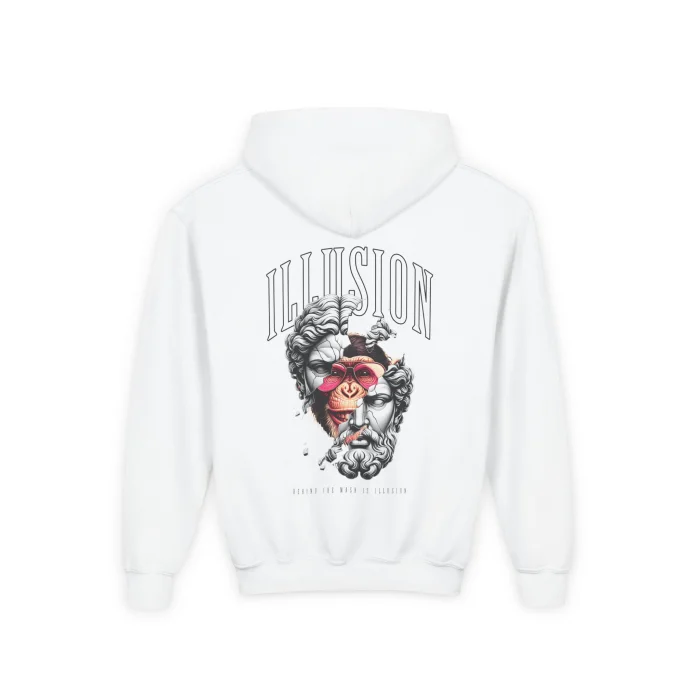 Bluza z kapturem Dziecięca z nadrukiem Illusion