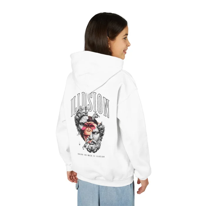 Bluza z kapturem Dziecięca z nadrukiem Illusion