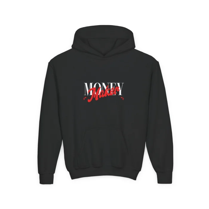 Bluza z kapturem Dziecięca z nadrukiem Money Maker