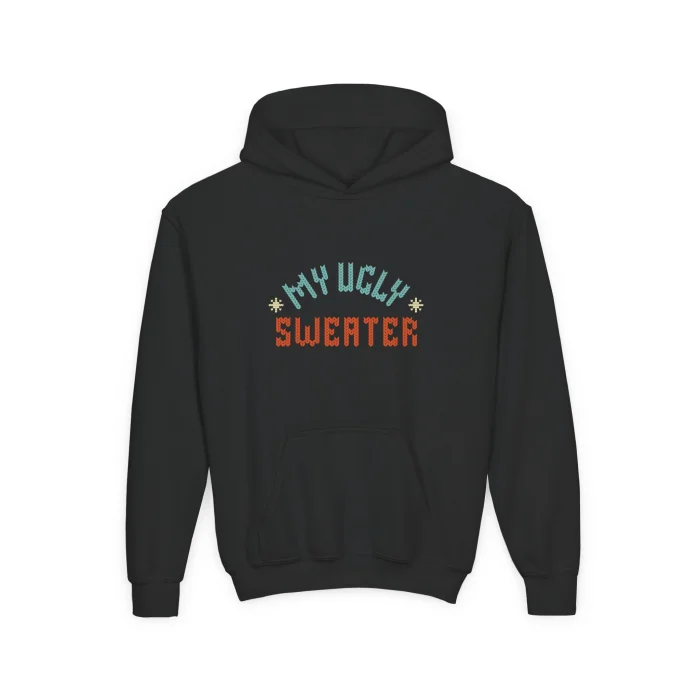 Bluza z kapturem Dziecięca z nadrukiem My Ugly Sweater