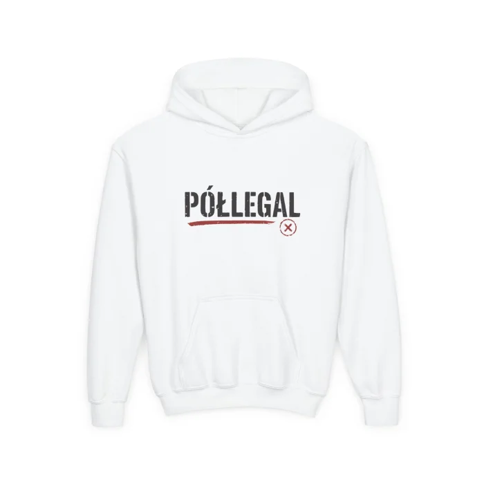 Bluza z kapturem Dziecięca z nadrukiem Półlegal