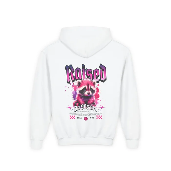 Bluza z kapturem Dziecięca z nadrukiem Raised on 90's Era