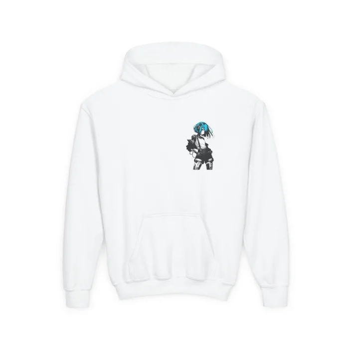 Bluza z kapturem Dziecięca z nadrukiem Steel Souls