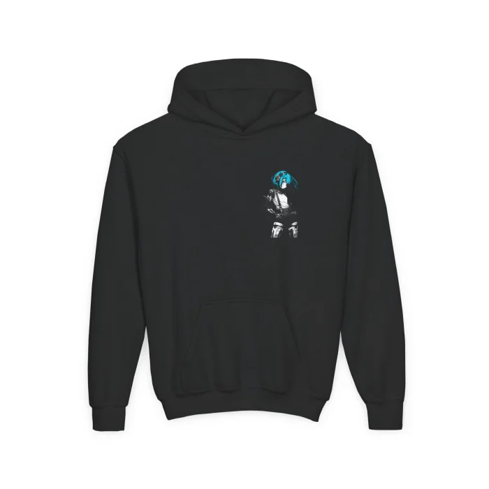 Bluza z kapturem Dziecięca z nadrukiem Steel Souls