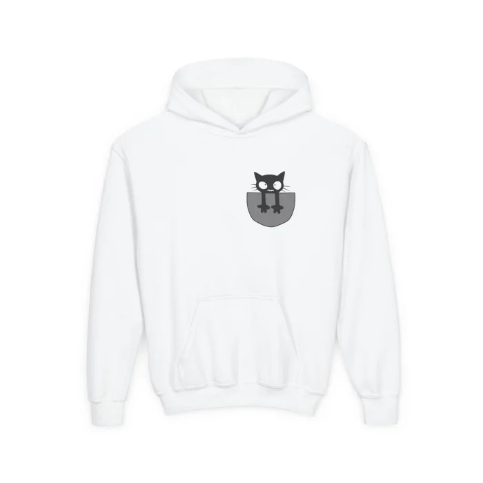 Bluza z kapturem Dziecięca z nadrukiem The Cat