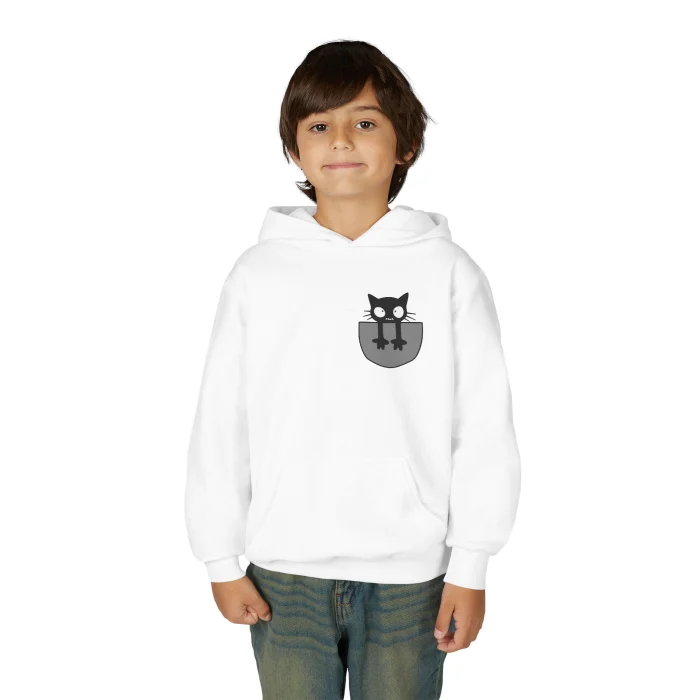 Bluza z kapturem Dziecięca z nadrukiem The Cat