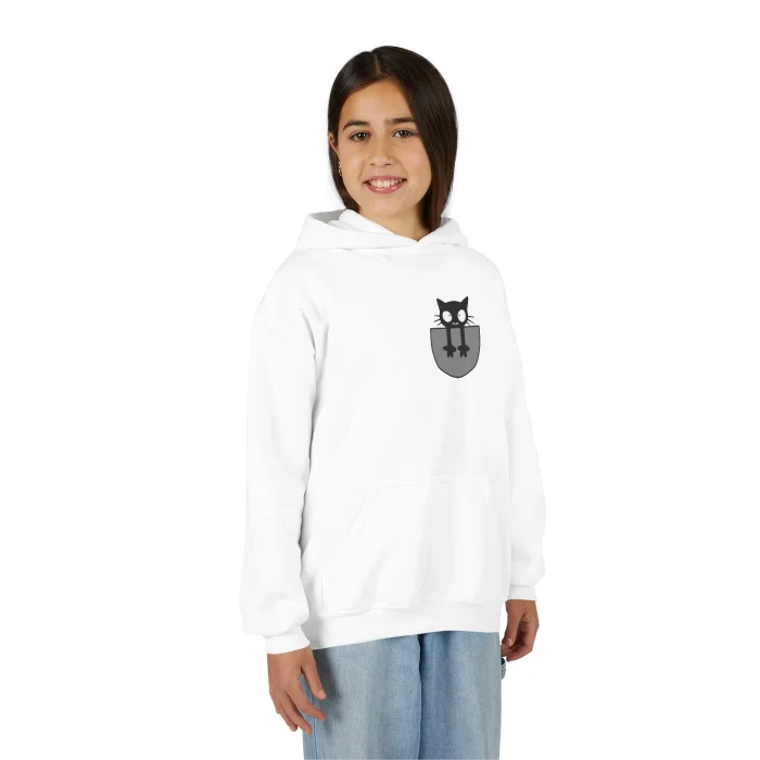 Bluza z kapturem Dziecięca z nadrukiem The Cat