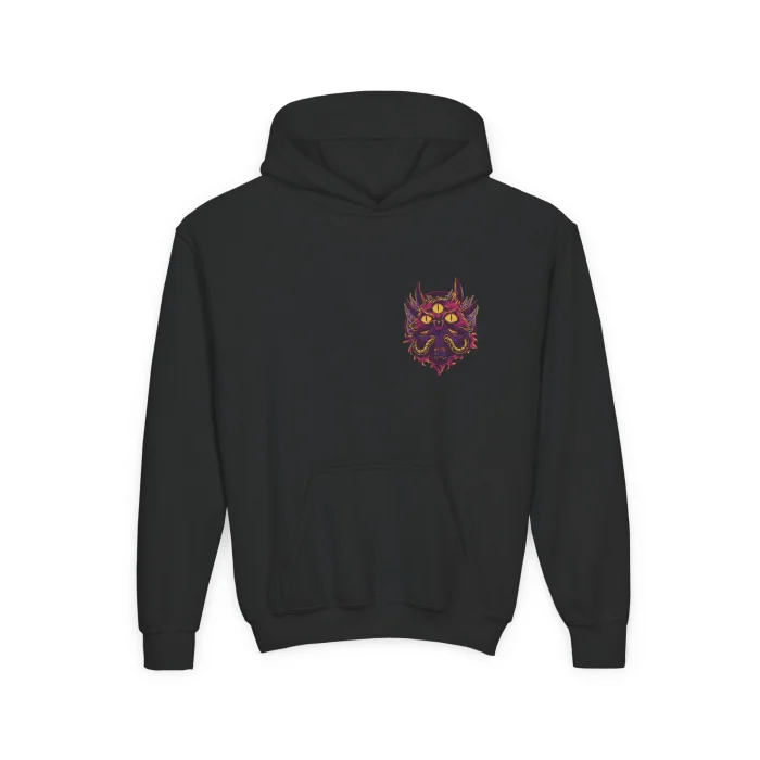 Bluza z kapturem Dziecięca z nadrukiem The Cat Monster
