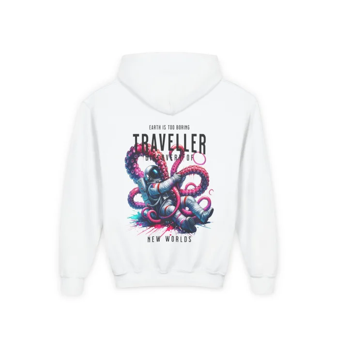 Bluza z kapturem Dziecięca z nadrukiem Traveller