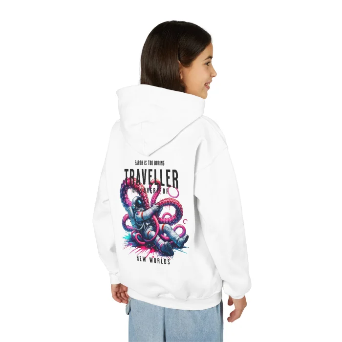 Bluza z kapturem Dziecięca z nadrukiem Traveller