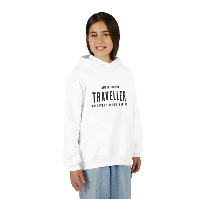 Bluza z kapturem Dziecięca z nadrukiem Traveller