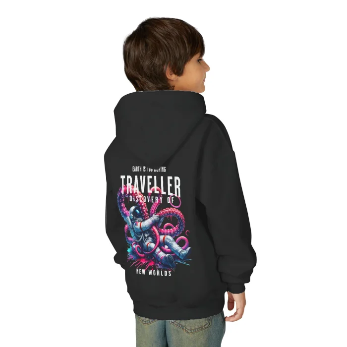 Bluza z kapturem Dziecięca z nadrukiem Traveller