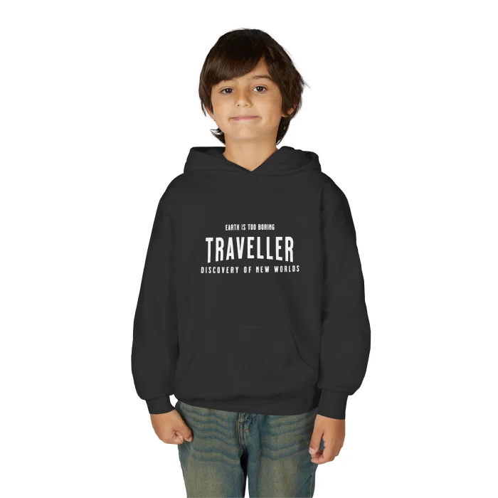 Bluza z kapturem Dziecięca z nadrukiem Traveller