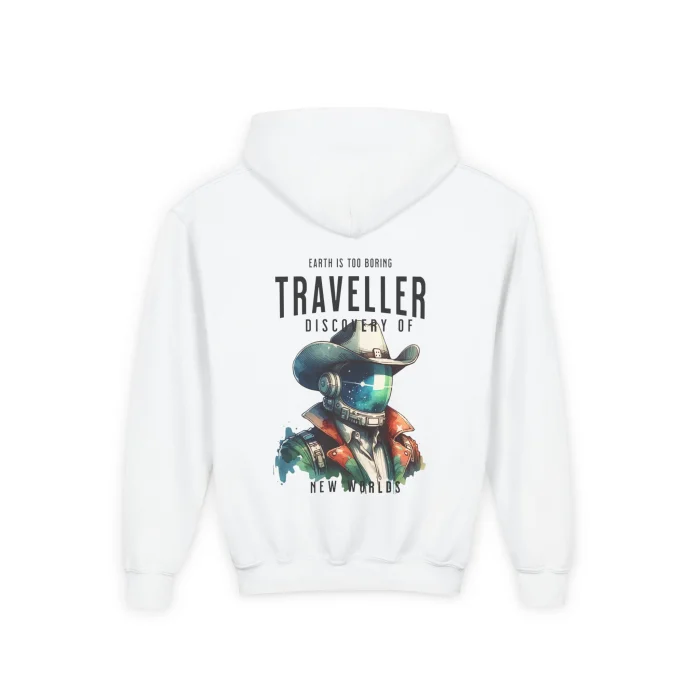 Bluza z kapturem Dziecięca z nadrukiem Traveller Cowboy