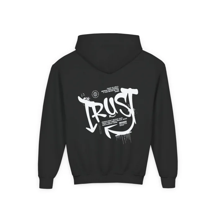 Bluza z kapturem Dziecięca z nadrukiem Trust