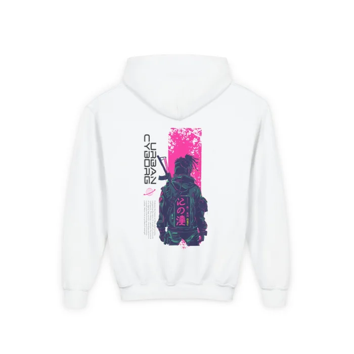 Bluza z kapturem Dziecięca z nadrukiem Urban Cyborg