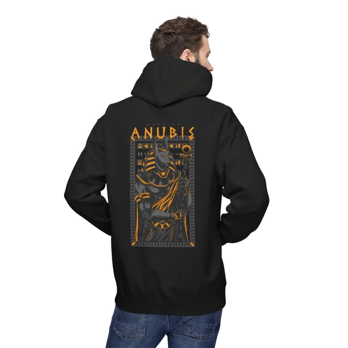 Bluza z kapturem z nadrukiem Anubis Warrior