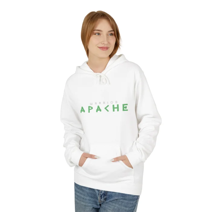 Bluza z kapturem z nadrukiem Apache Warrior