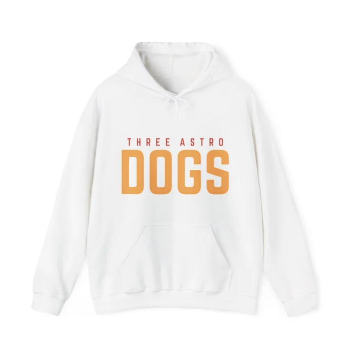 Bluza z kapturem z nadrukiem Three Astro Dogs