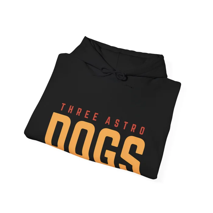 Bluza z kapturem z nadrukiem Three Astro Dogs