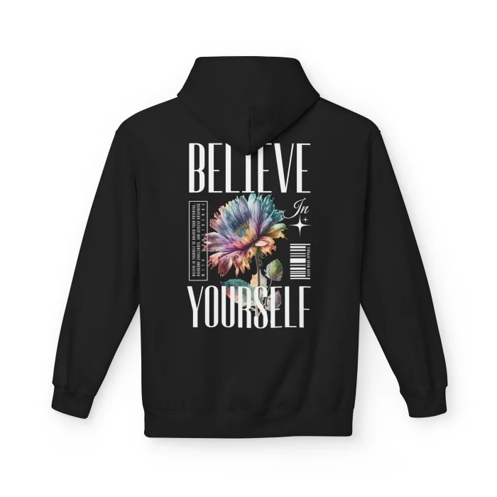 Bluza z kapturem z nadrukiem Believe in Yourself