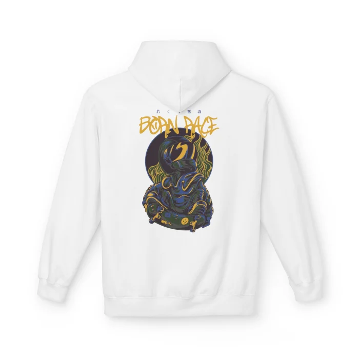 Bluza z kapturem z nadrukiem Born to Race