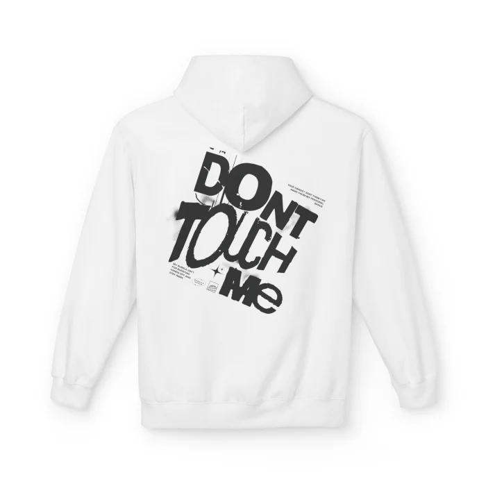 Bluza z kapturem z nadrukiem Don't Touch Me