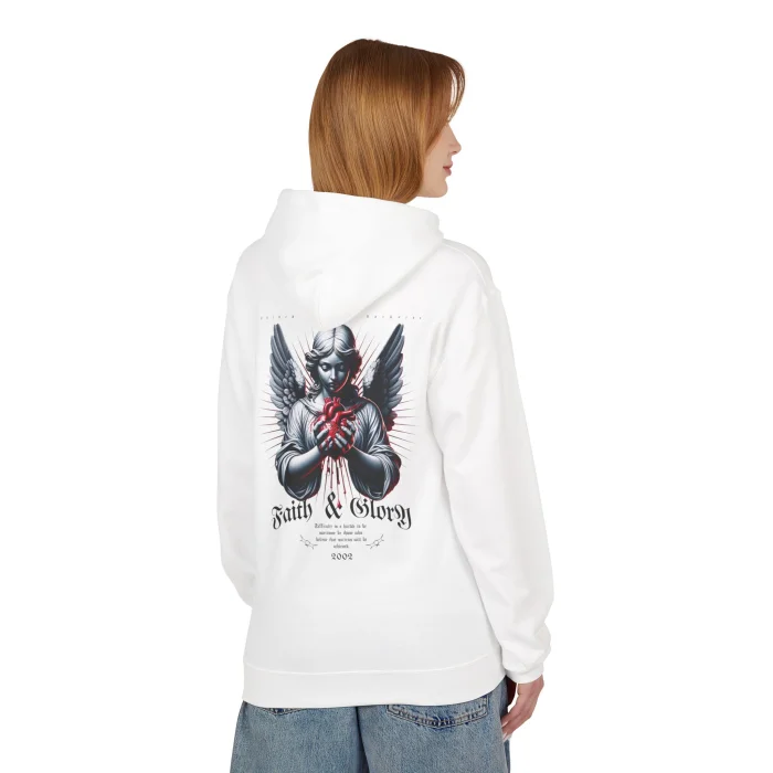 Bluza z kapturem z nadrukiem Faith  & Glory