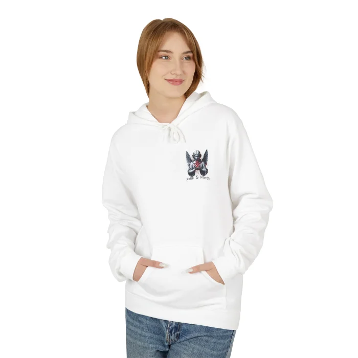Bluza z kapturem z nadrukiem Faith  & Glory