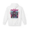 Bluza z kapturem z nadrukiem Future City