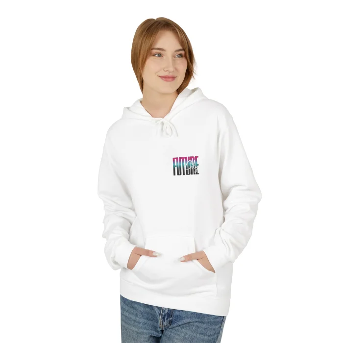Bluza z kapturem z nadrukiem Future City