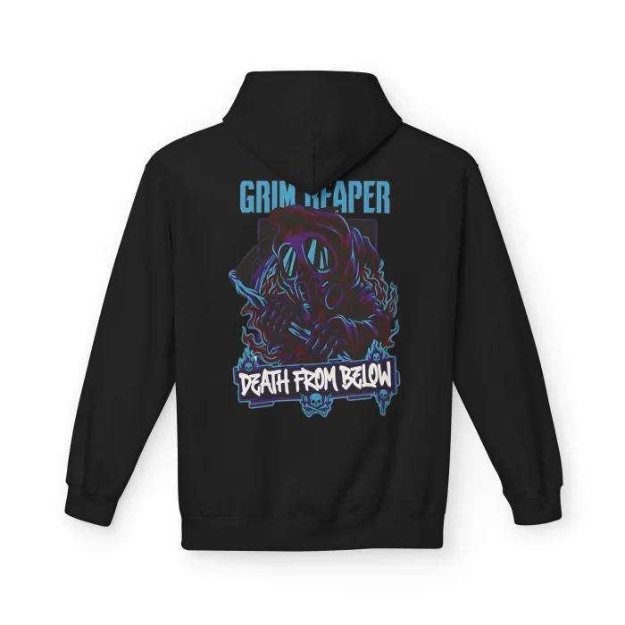 Bluza z kapturem z nadrukiem Grim Reaper