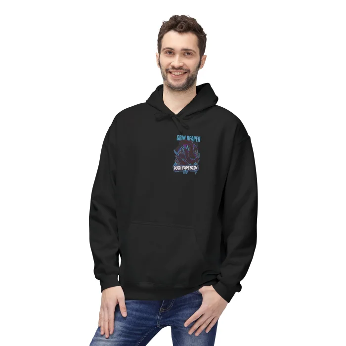 Bluza z kapturem z nadrukiem Grim Reaper