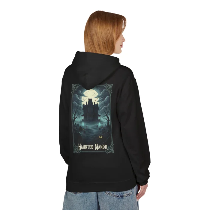 Bluza z kapturem z nadrukiem Haunted Manor