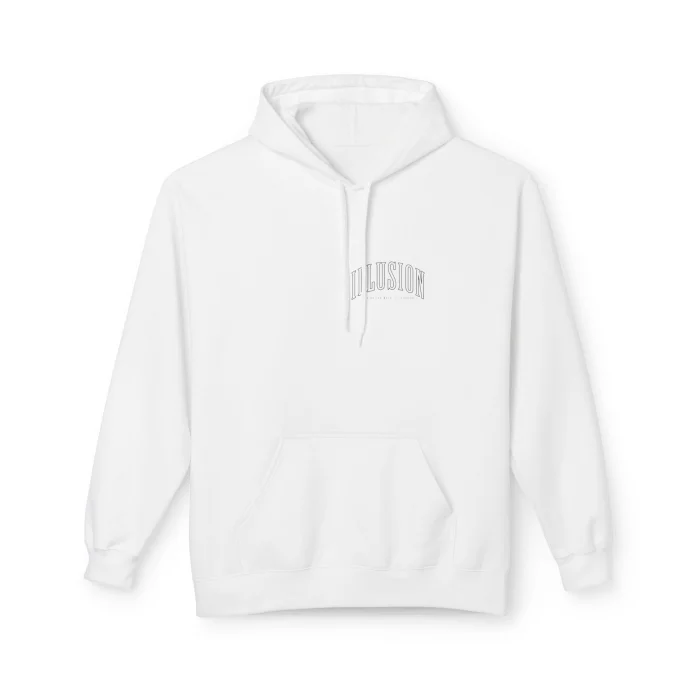 Bluza z kapturem z nadrukiem Illusion