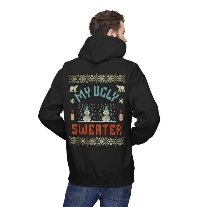 Bluza z kapturem z nadrukiem My Ugly Sweater
